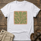 Earthy Green Floral Graphic T-Shirt