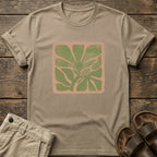 Earthy Green Floral Graphic T-Shirt
