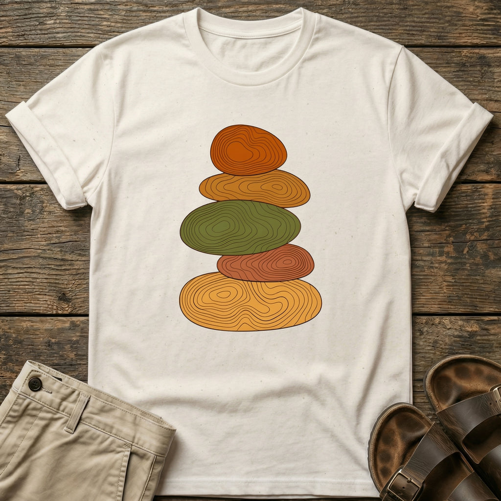Stacked Stones Graphic T-Shirt