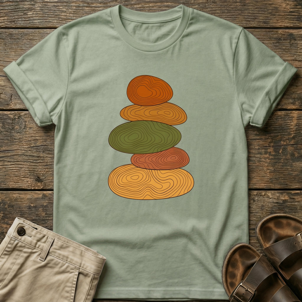 Stacked Stones Graphic T-Shirt