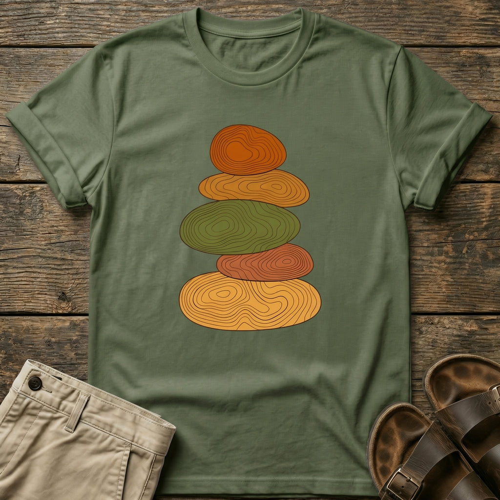 Stacked Stones Graphic T-Shirt