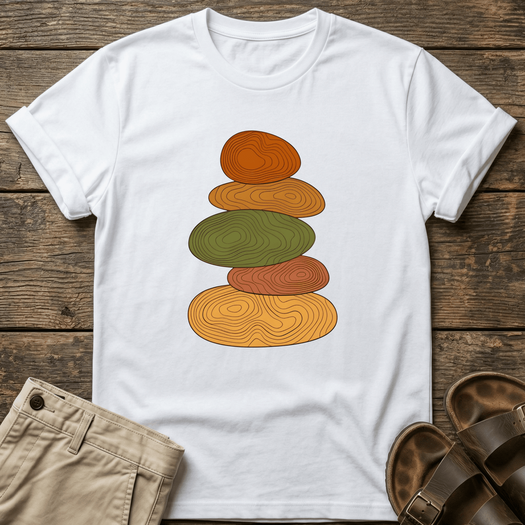 Stacked Stones Graphic T-Shirt