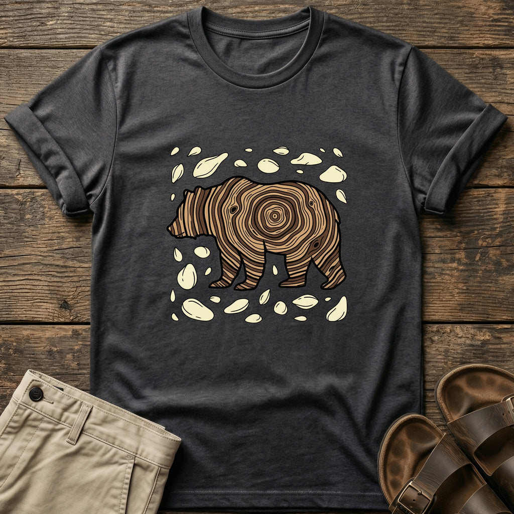 Woodgrain Bear T-Shirt