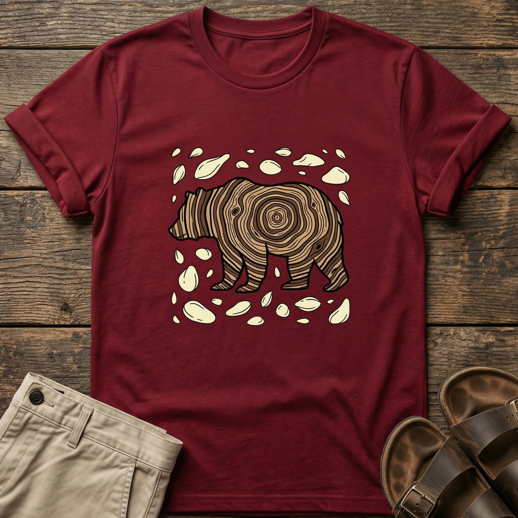 Woodgrain Bear T-Shirt
