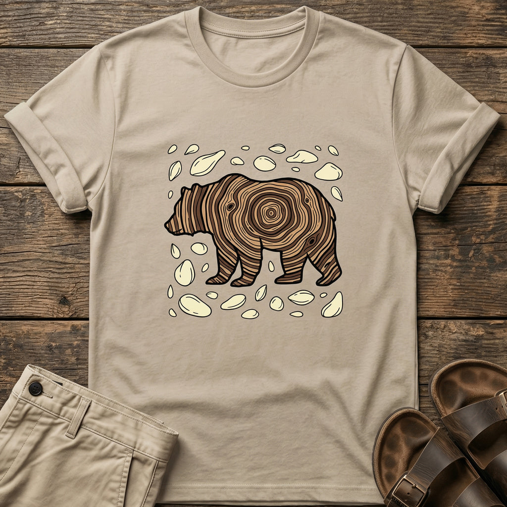 Woodgrain Bear T-Shirt