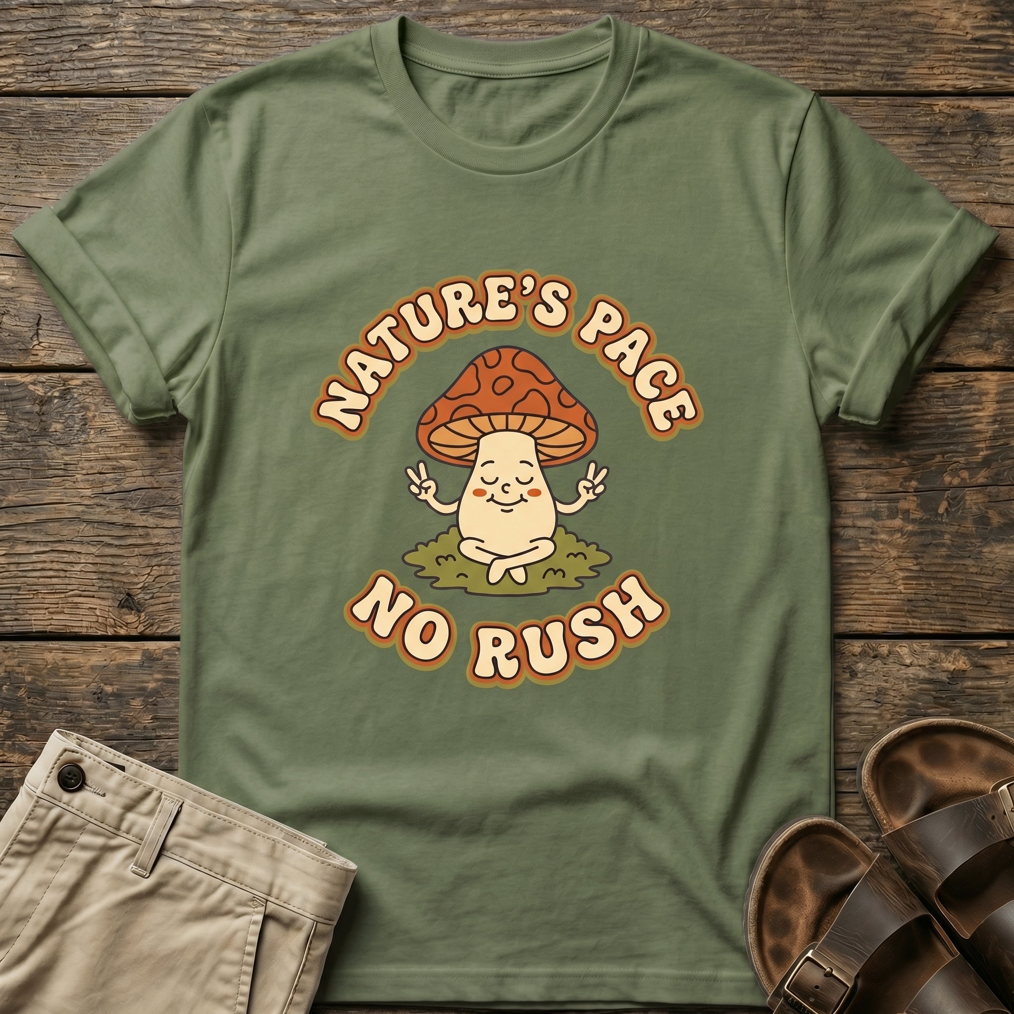Nature's Pace Mushroom T-Shirt
