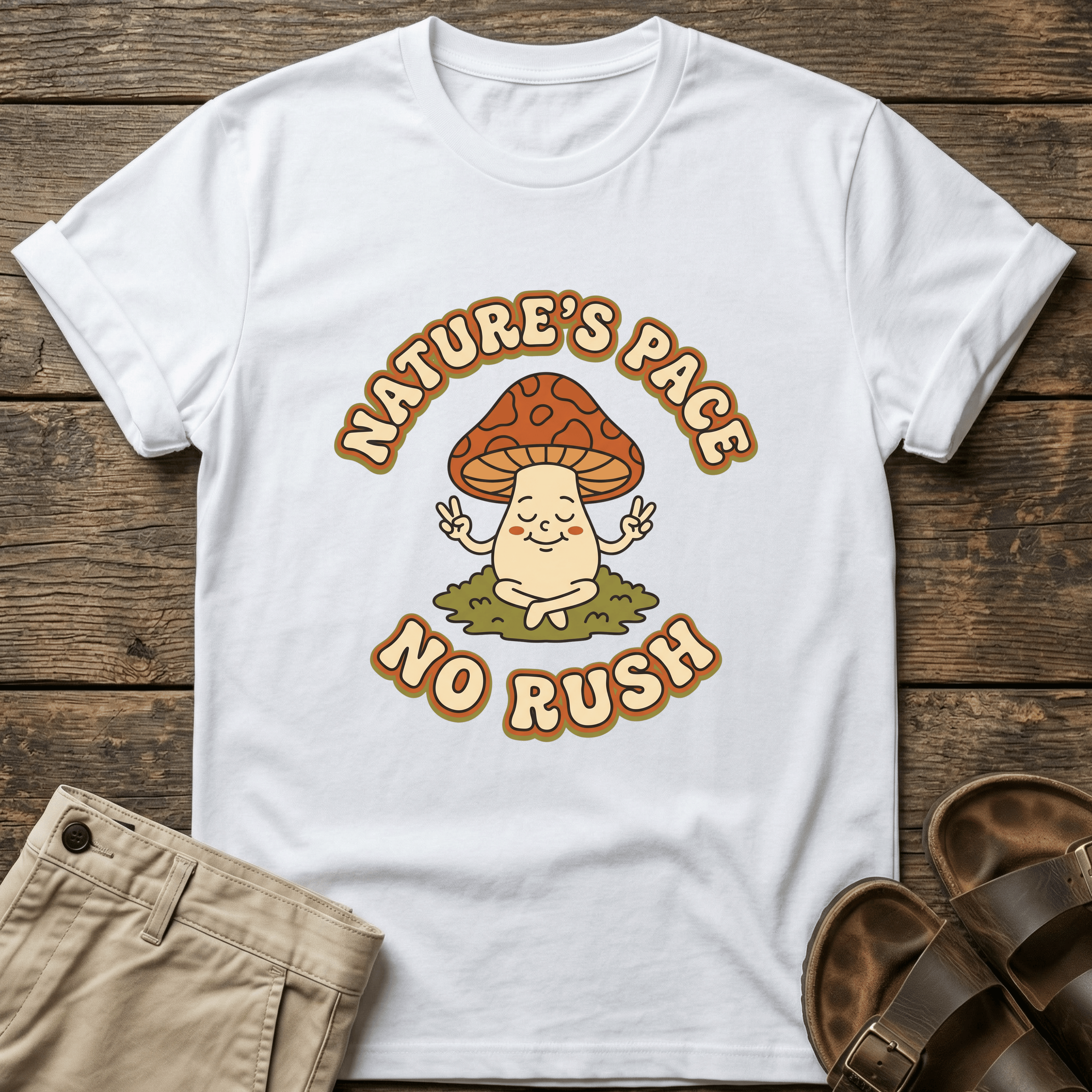 Nature's Pace Mushroom T-Shirt