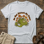 "Do Not Disturb My Peace" Floral Telephone T‑Shirt