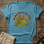 "Do Not Disturb My Peace" Floral Telephone T‑Shirt