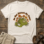 "Do Not Disturb My Peace" Floral Telephone T‑Shirt