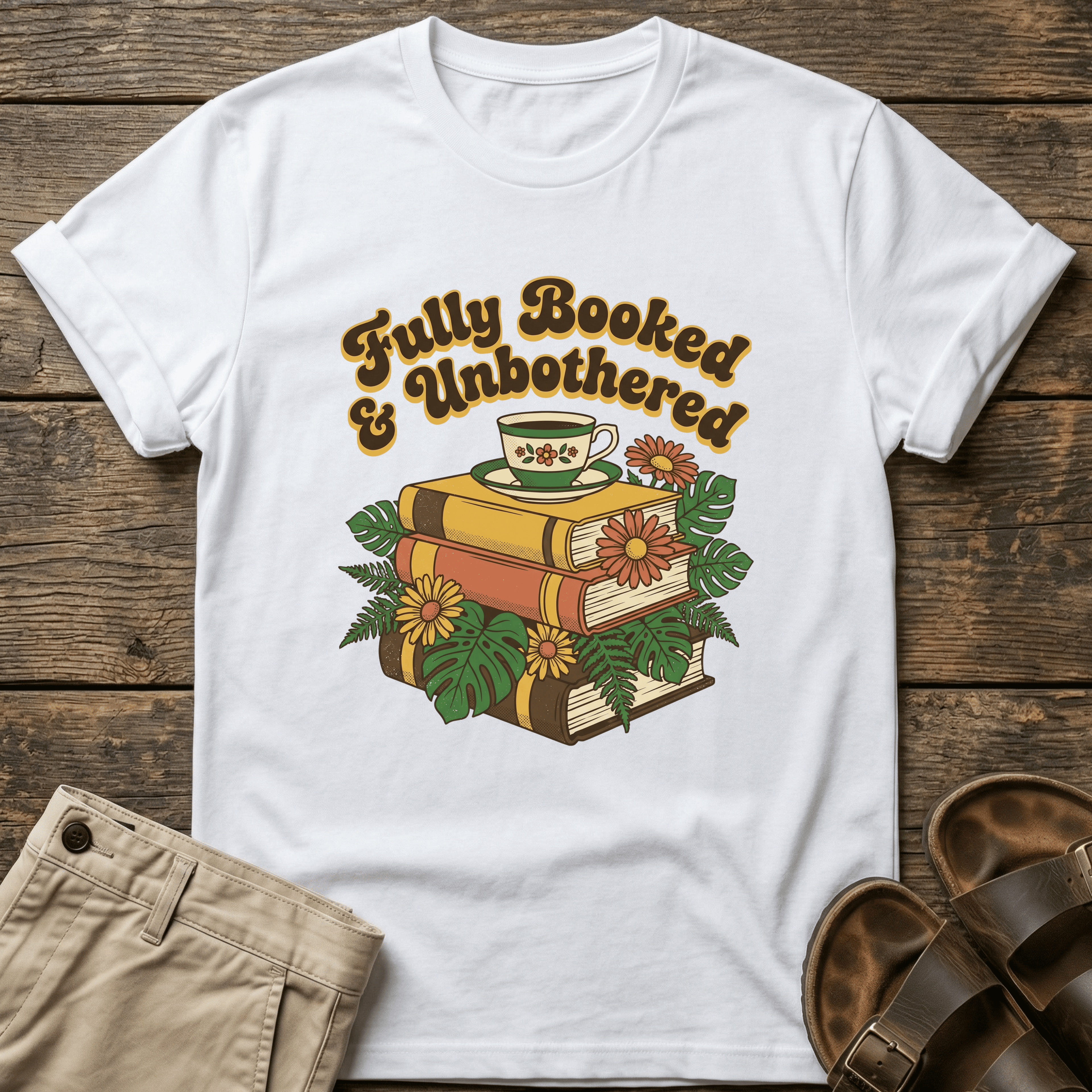 "Fully Booked & Unbothered" T-Shirt