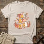 You Are Worthy Floral Graphic T-Shirt