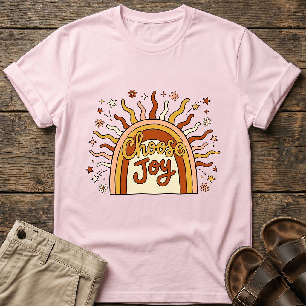 Choose Joy Sun Rainbow T-Shirt