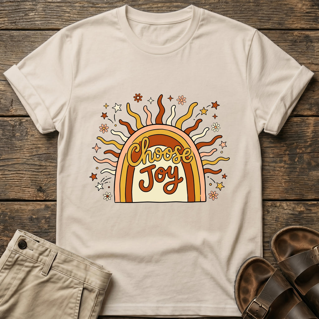 Choose Joy Sun Rainbow T-Shirt