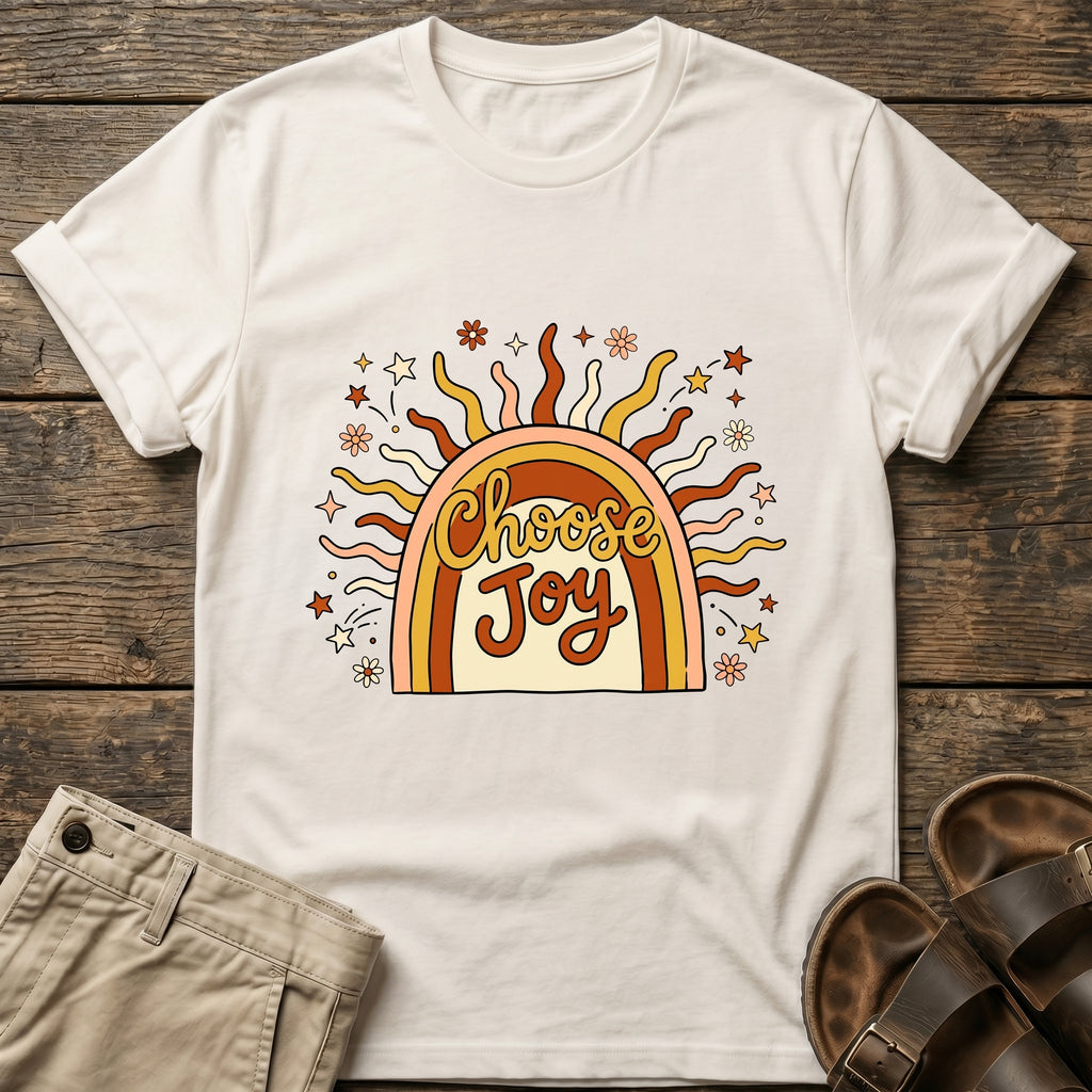 Choose Joy Sun Rainbow T-Shirt