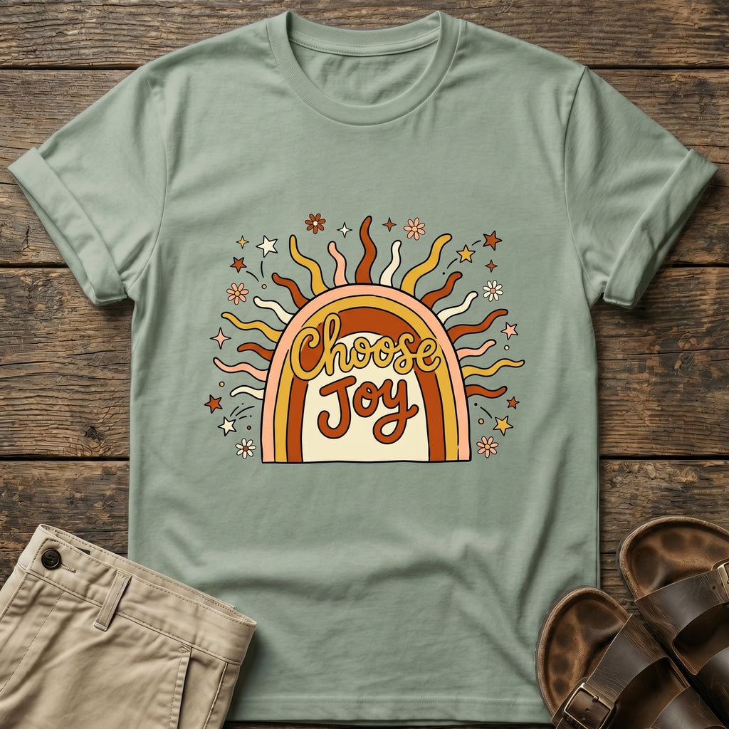 Choose Joy Sun Rainbow T-Shirt