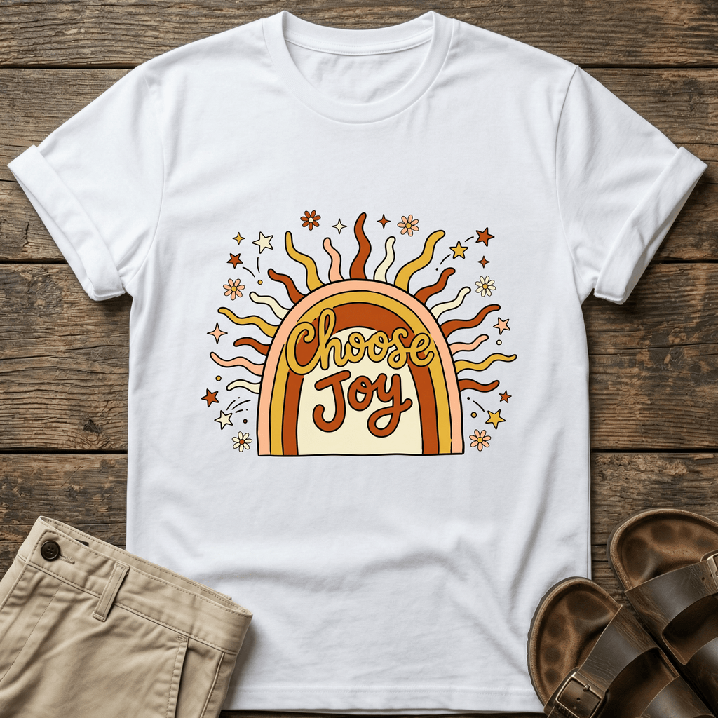 Choose Joy Sun Rainbow T-Shirt