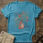 "Focus on the Good" Floral Vase T-Shirt