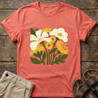 Yellow White Wildflower Garden T-Shirt