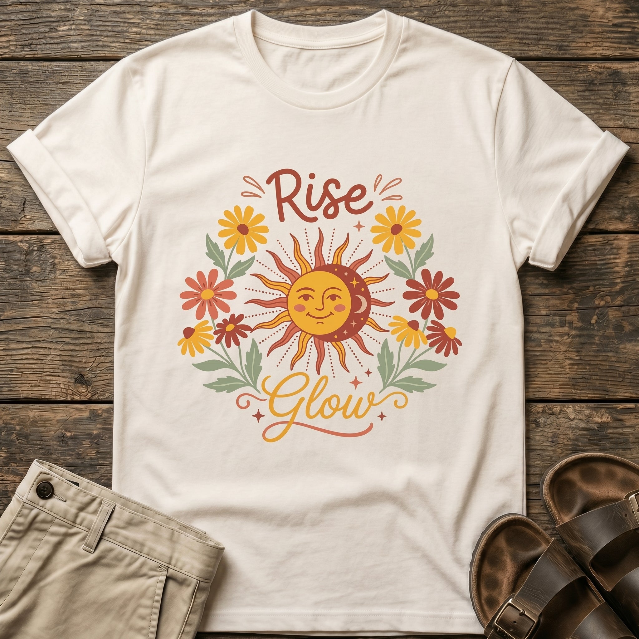 Rise & Glow Sunflower T-Shirt