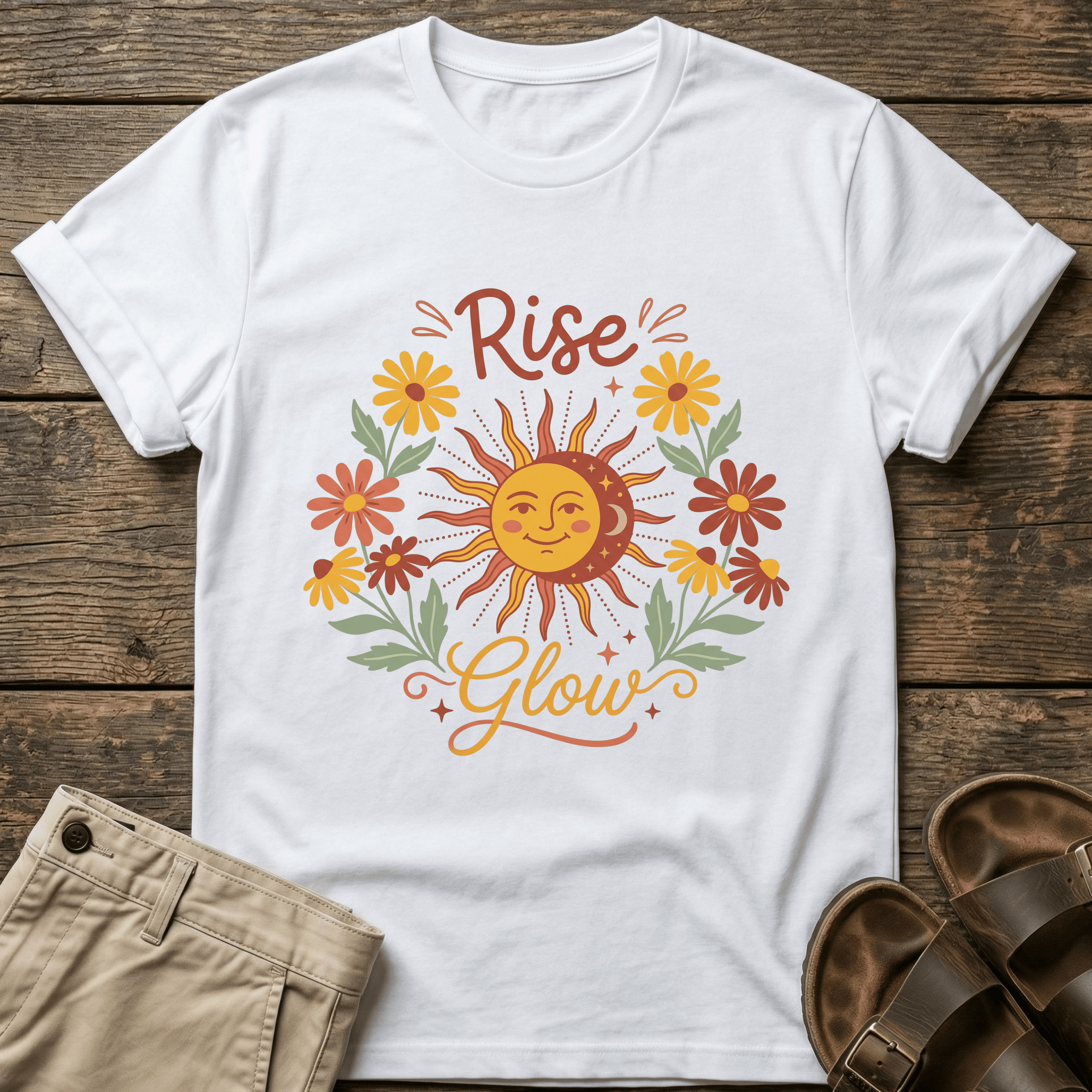 Rise & Glow Sunflower T-Shirt
