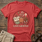 Live Gently Mug & Book T-Shirt