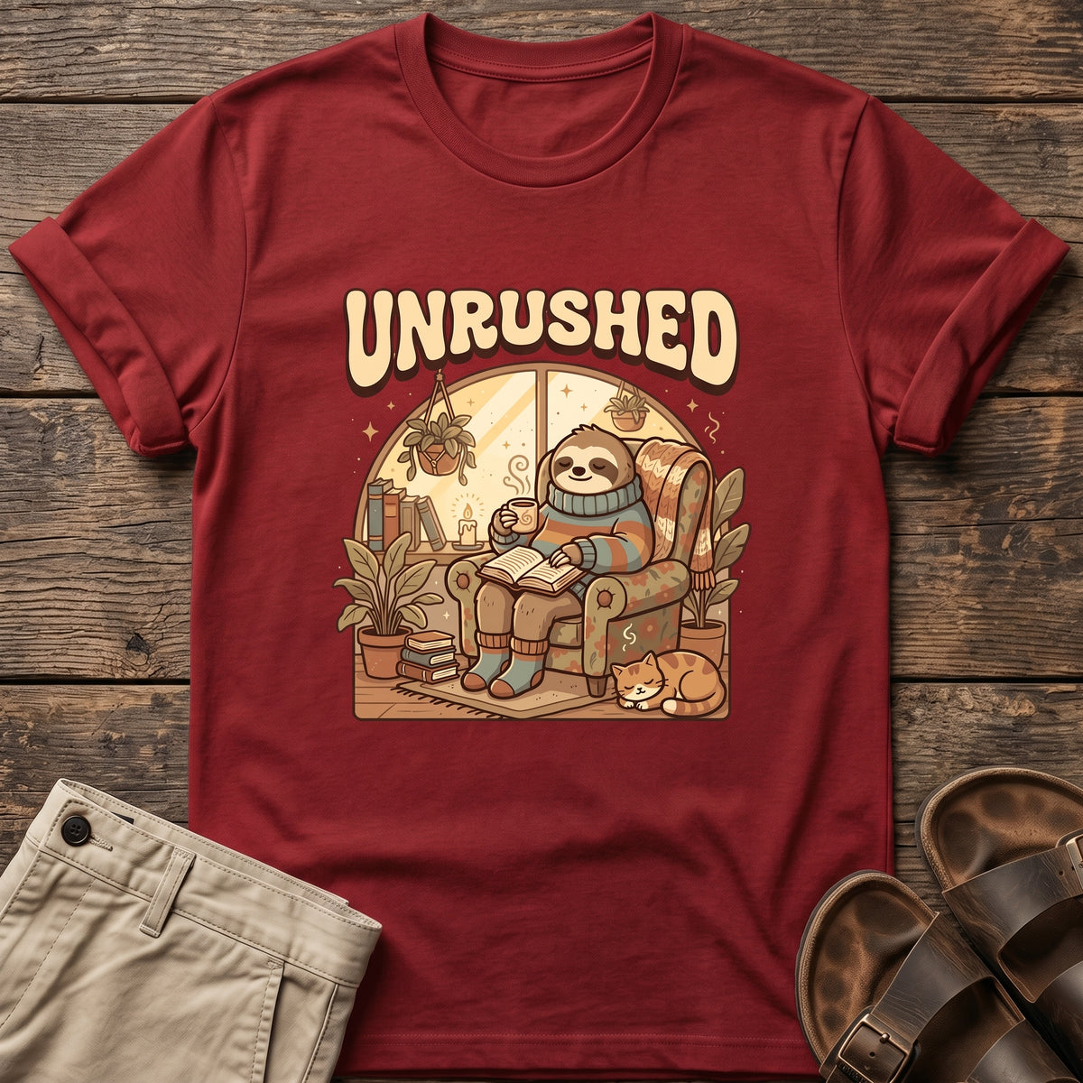 Unrushed Sloth T-Shirt