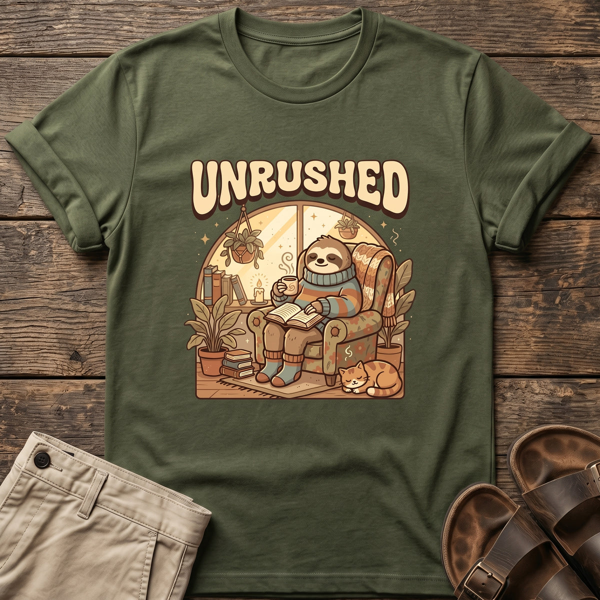 Unrushed Sloth T-Shirt