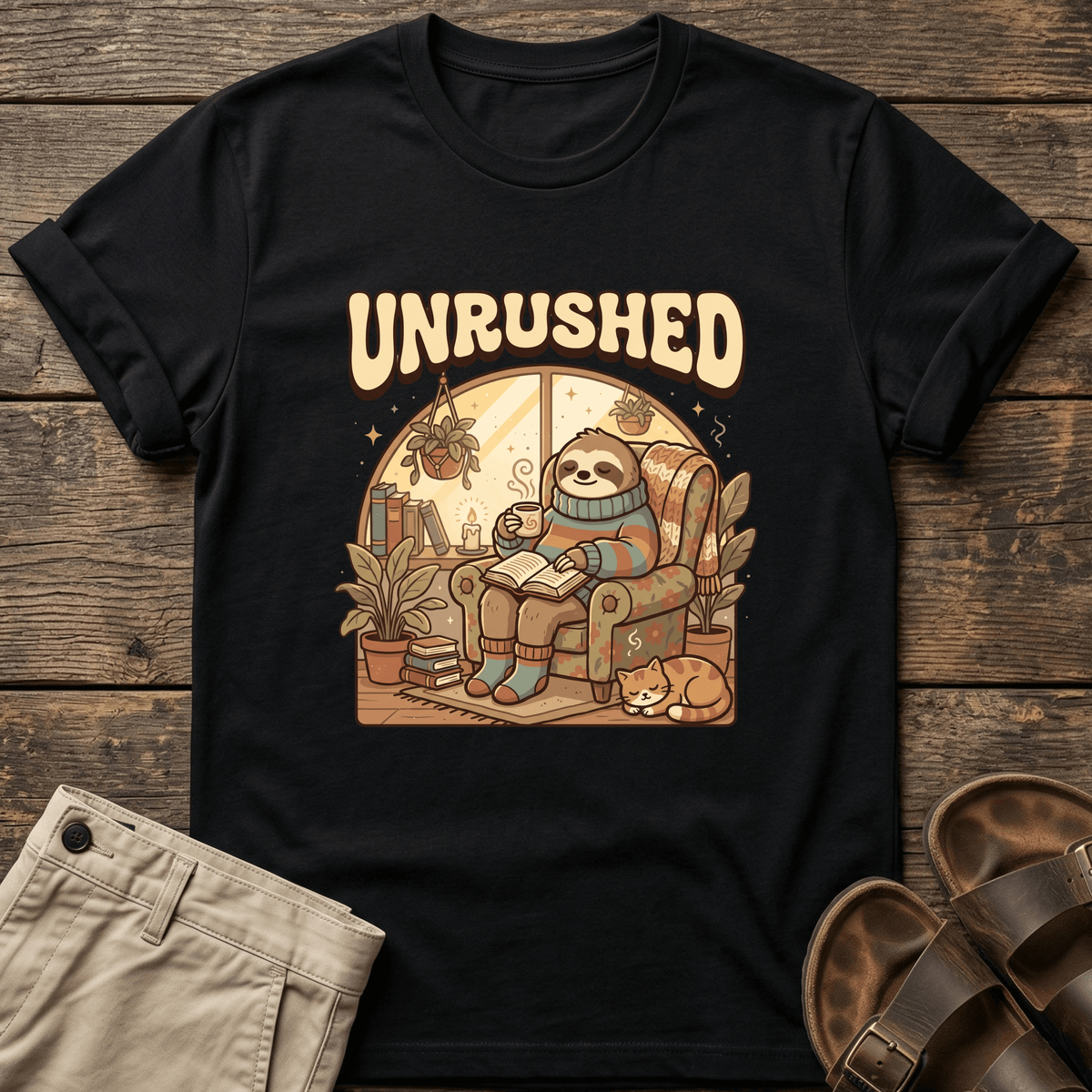 Unrushed Sloth T-Shirt