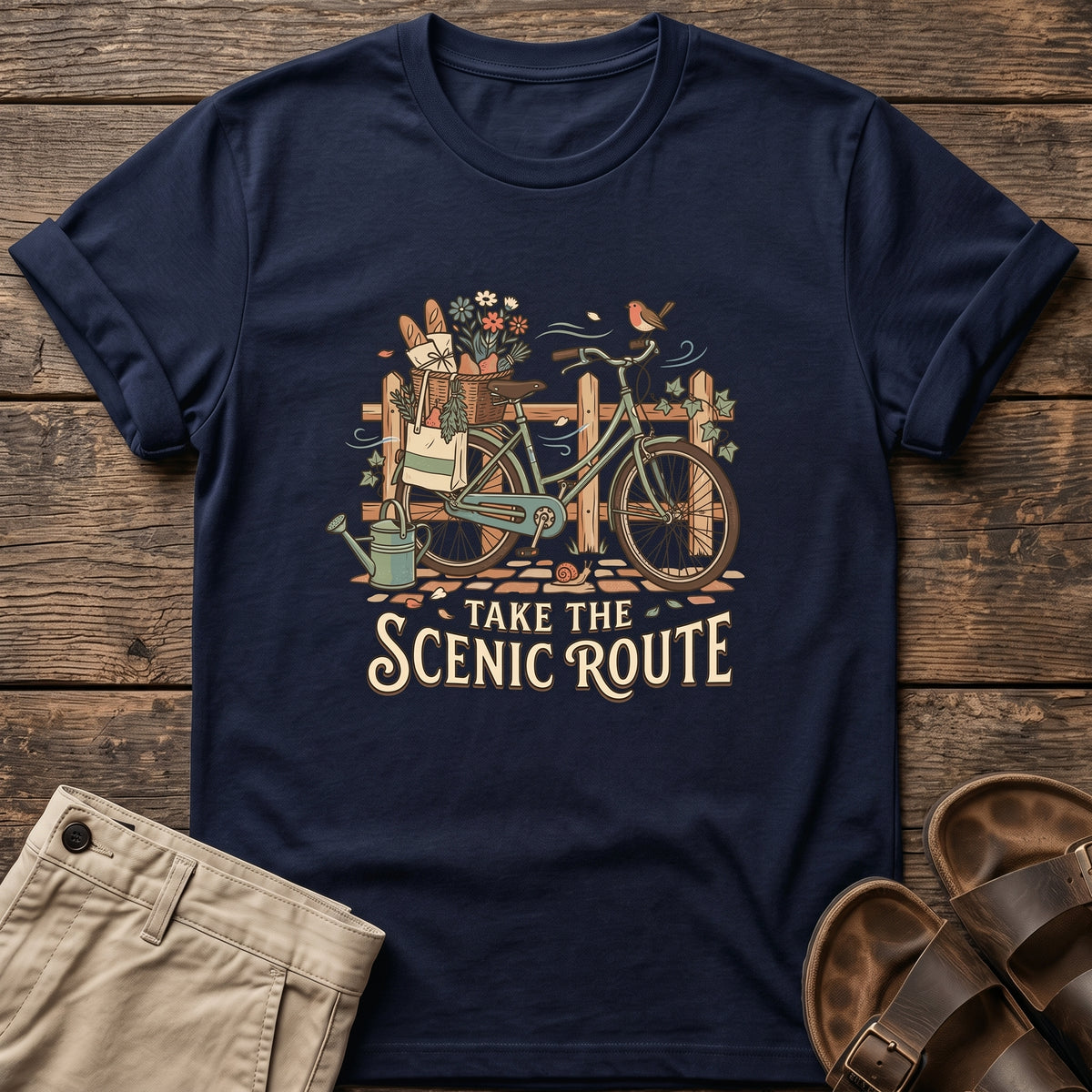 Scenic Route Bike T-Shirt