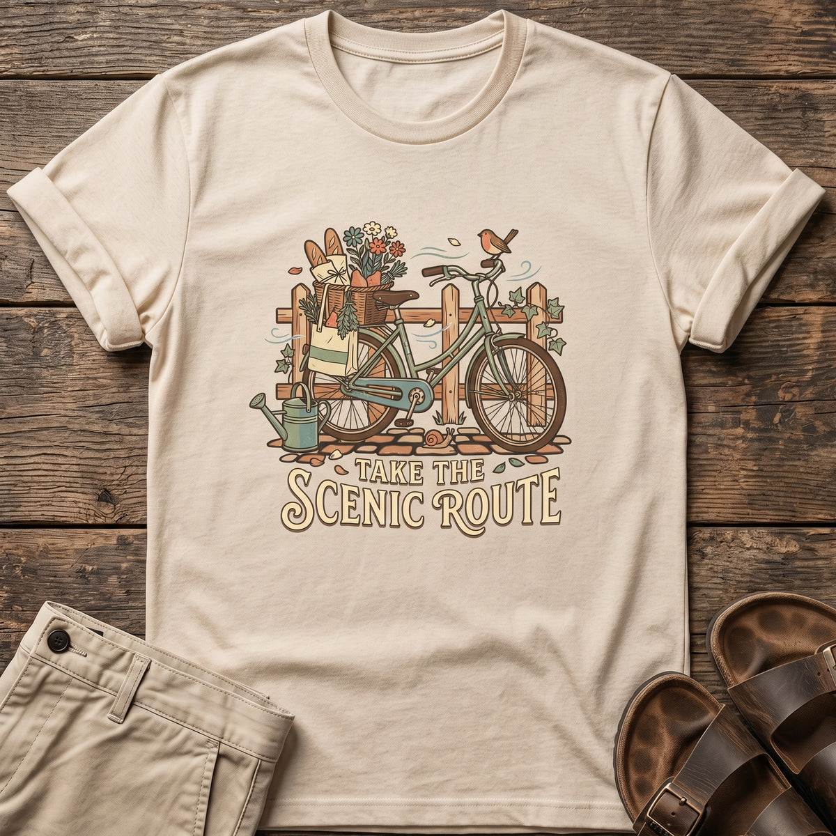 Scenic Route Bike T-Shirt
