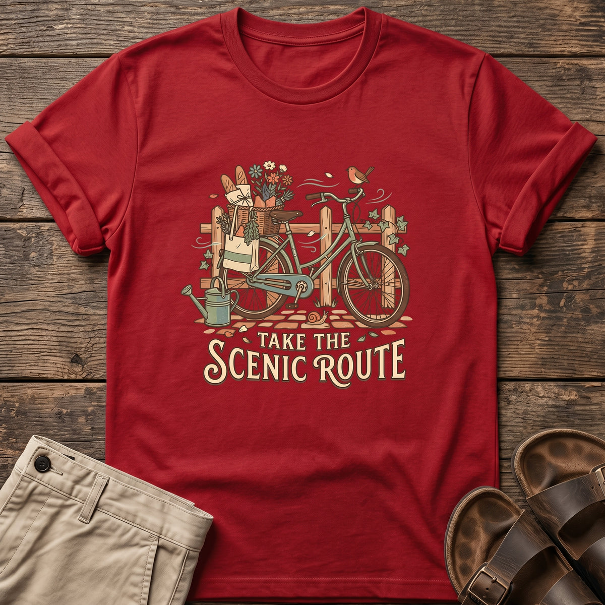 Scenic Route Bike T-Shirt