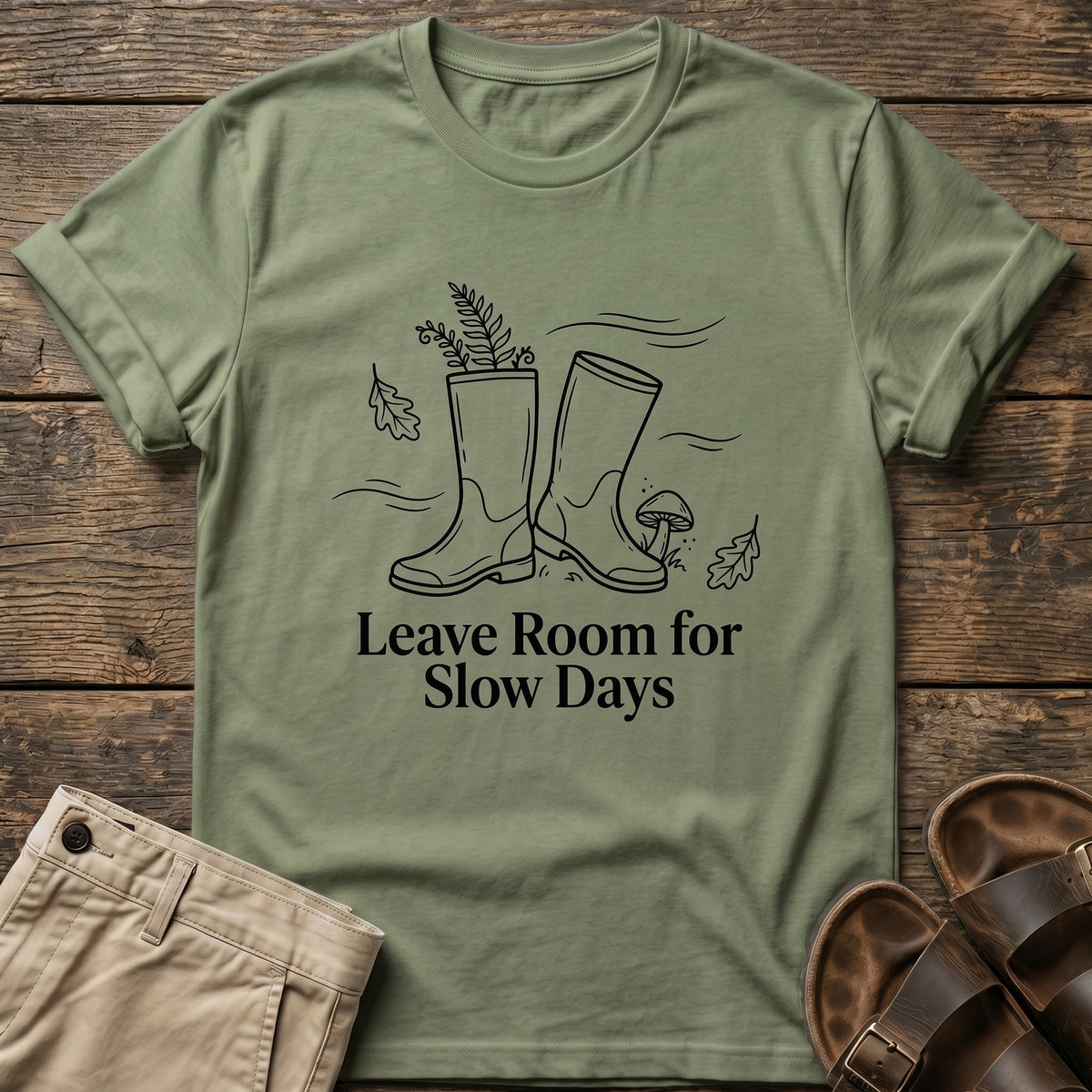 Relaxed Boots Graphic T-Shirt