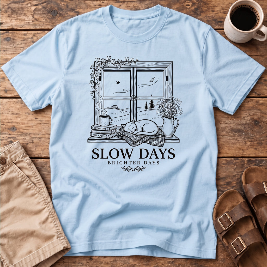 Slow Days Window T-Shirt