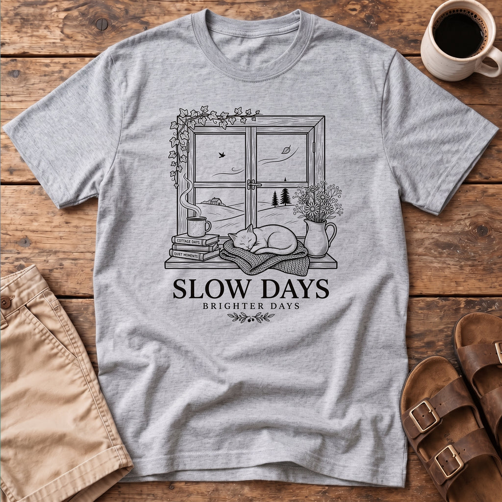 Slow Days Window T-Shirt