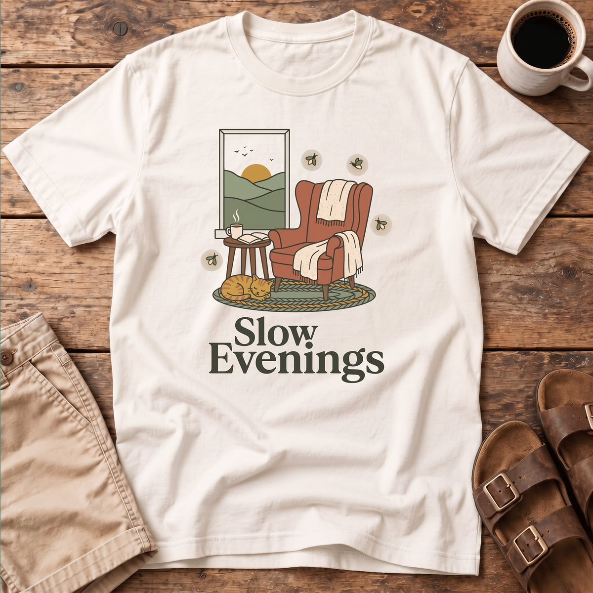 Slow Evenings Chair T-Shirt