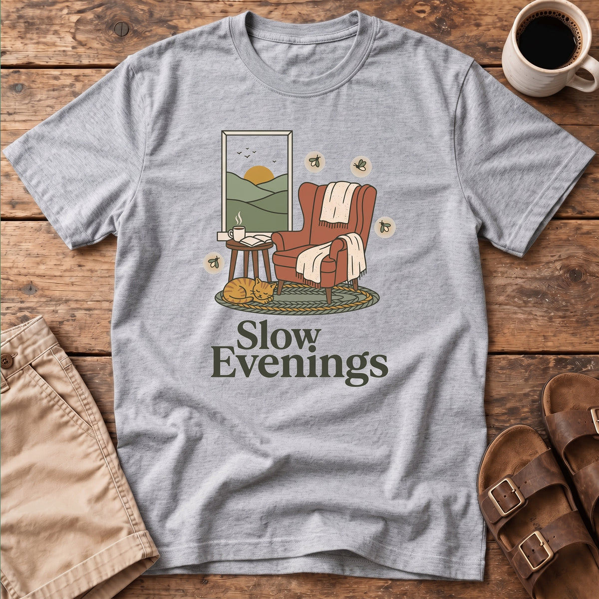 Slow Evenings Chair T-Shirt