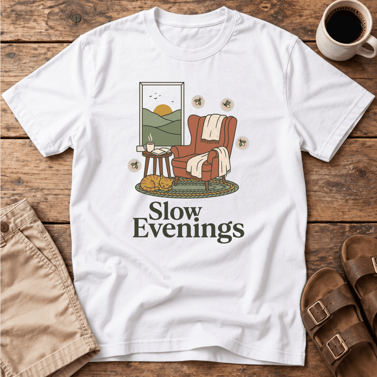 Slow Evenings Chair T-Shirt