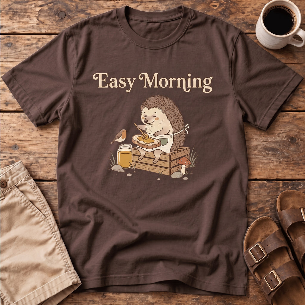 Easy Morning Hedgehog T-Shirt