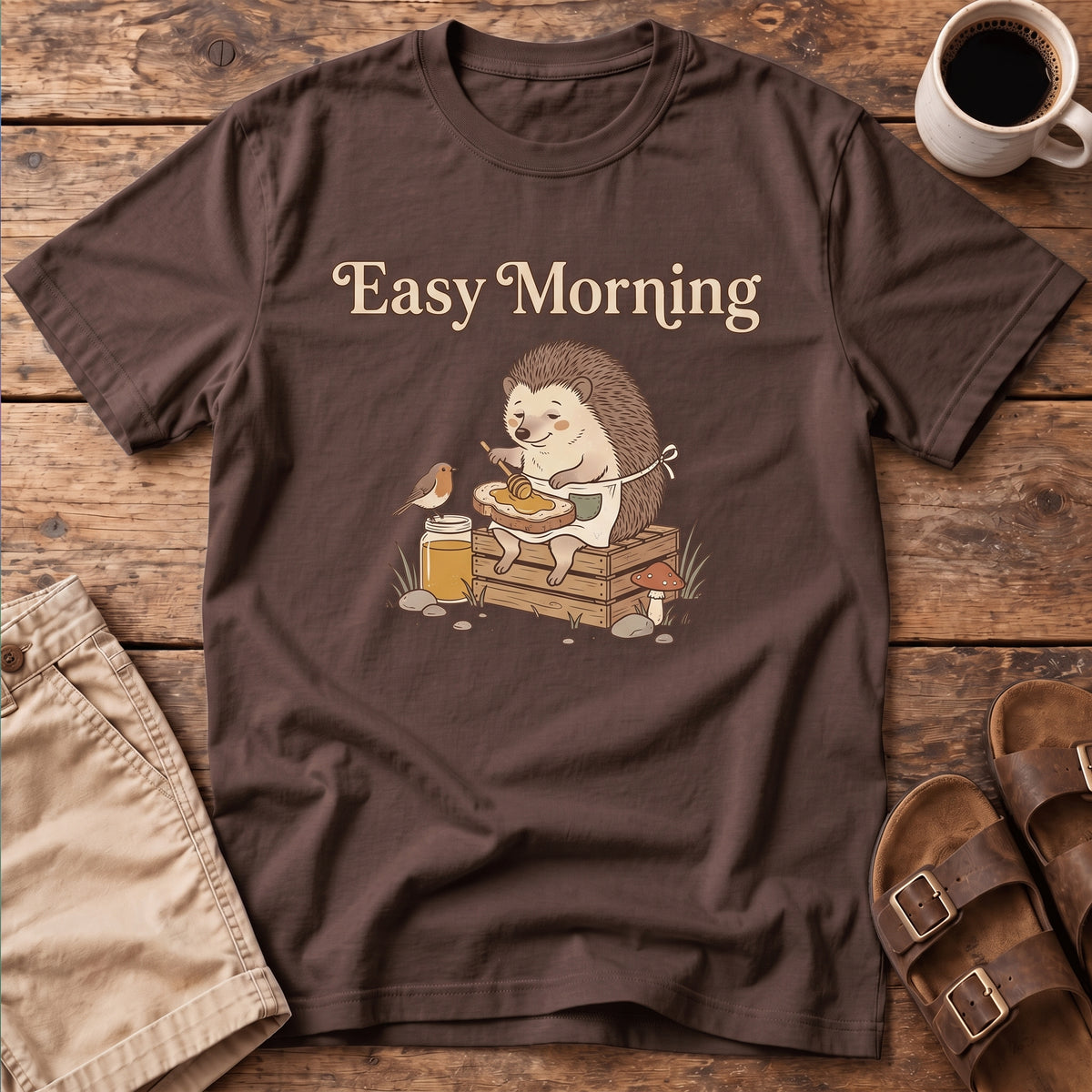 Easy Morning Hedgehog T-Shirt