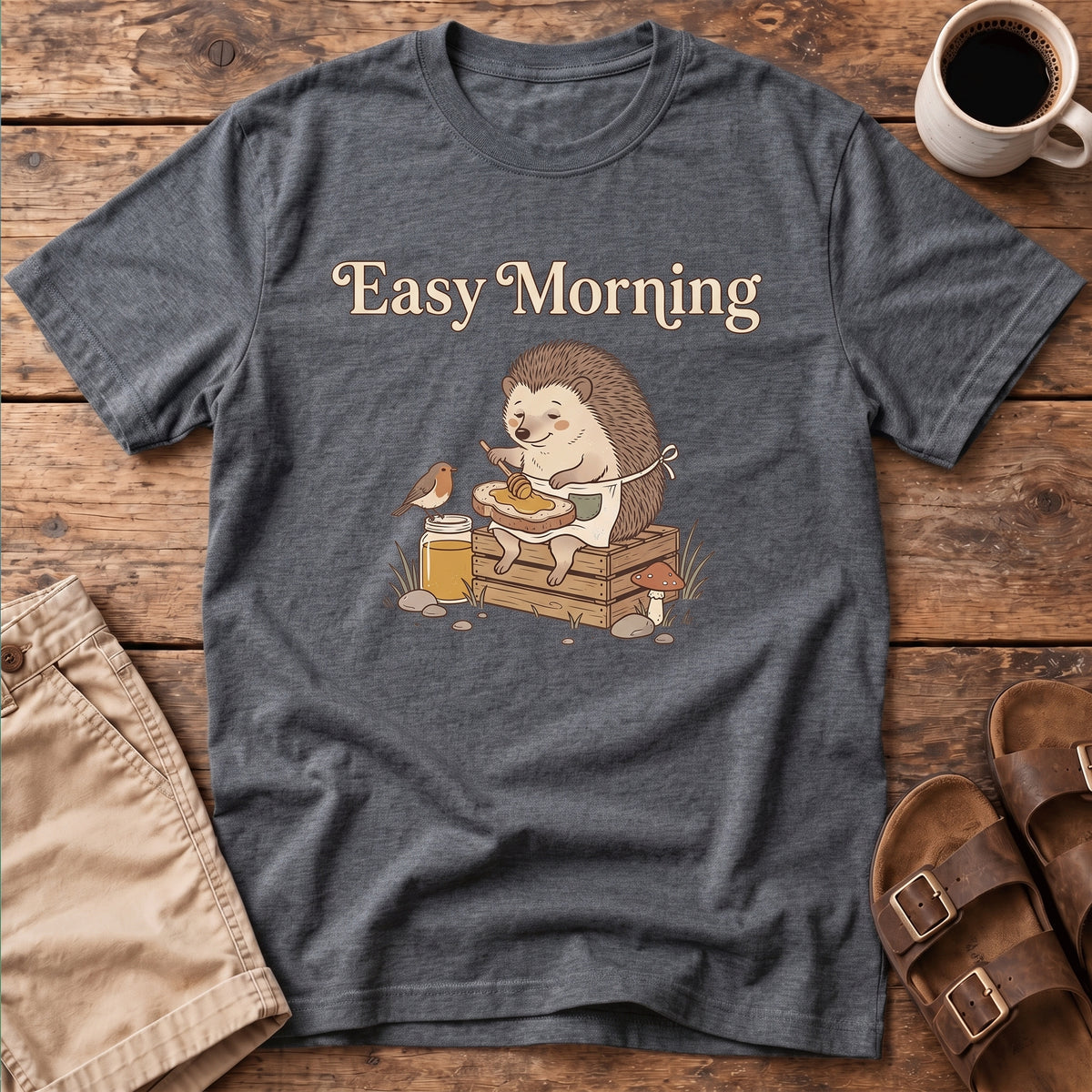 Easy Morning Hedgehog T-Shirt