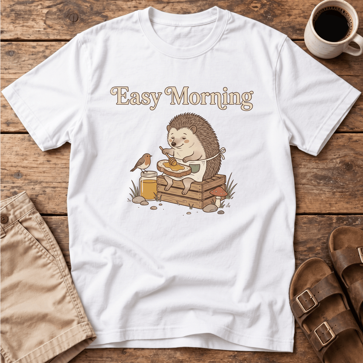 Easy Morning Hedgehog T-Shirt