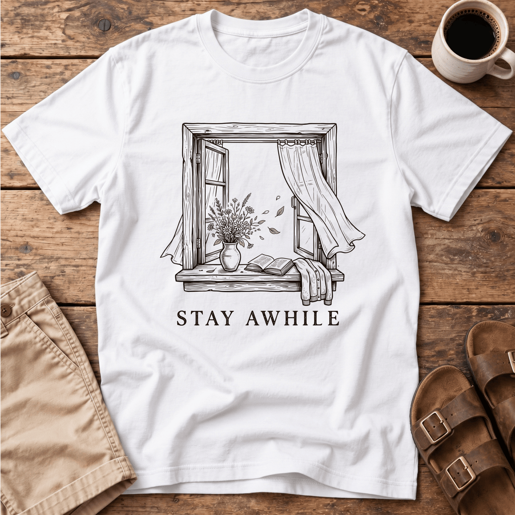 Stay Awhile Window T-Shirt