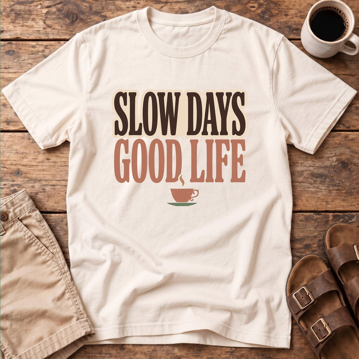 Slow Days Good Life T-Shirt
