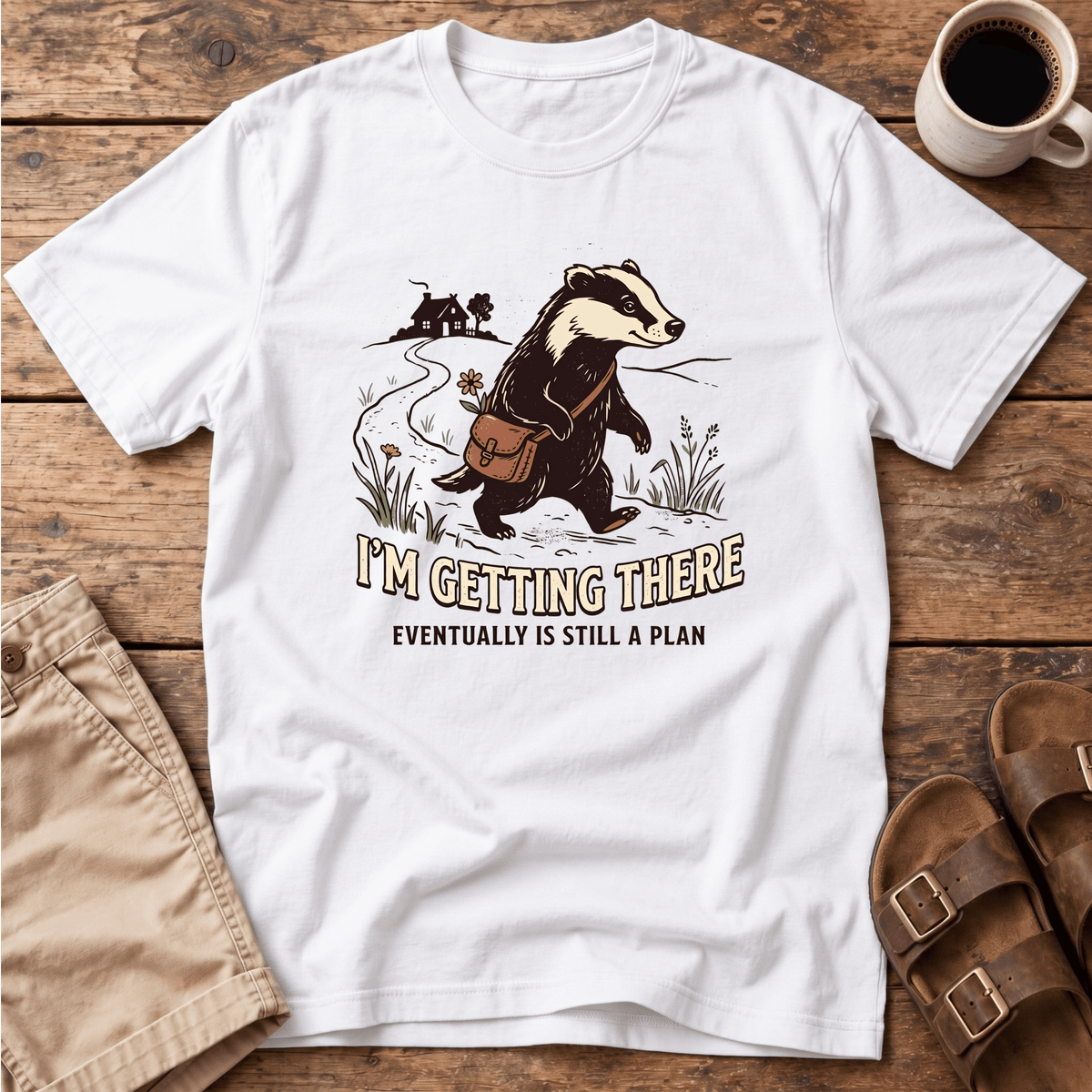 Badger Illustration T-Shirt