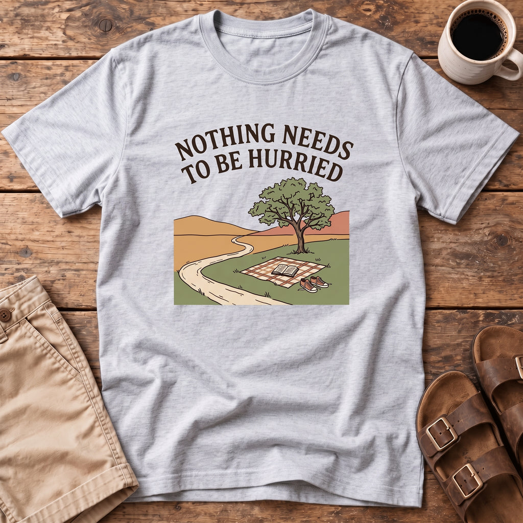 Nothing Needs to Be Hurried T-Shirt