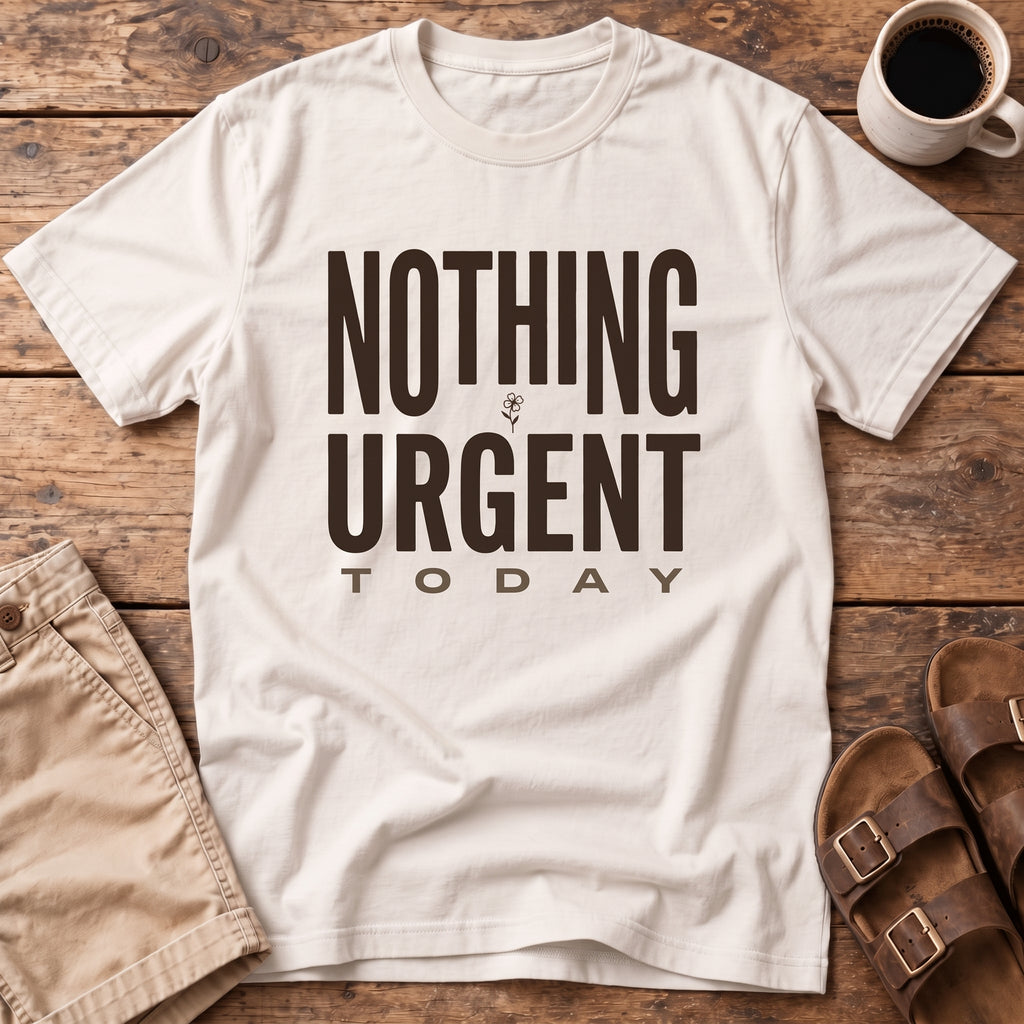 Nothing Urgent Today T-Shirt