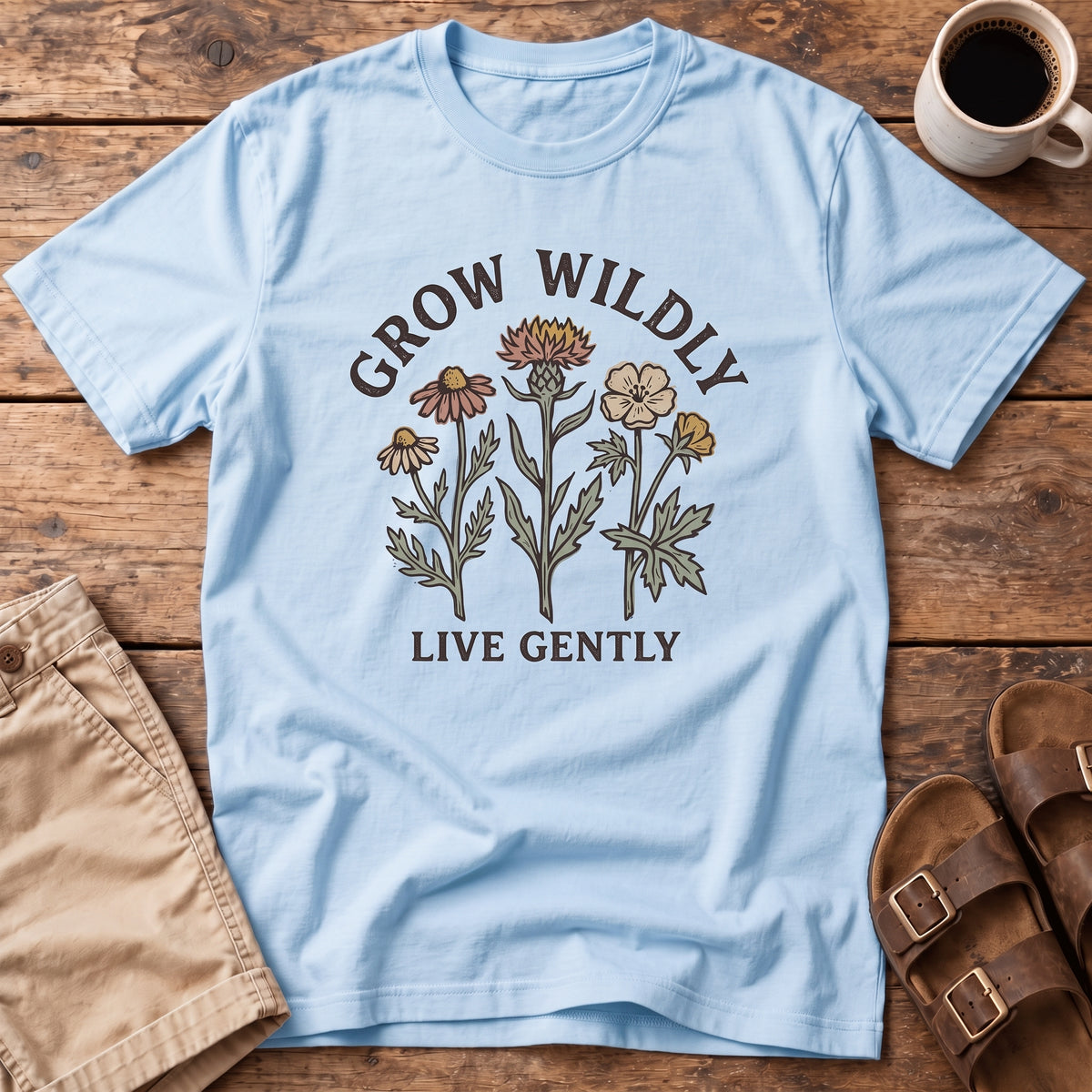 Grow Wildly Floral T-Shirt