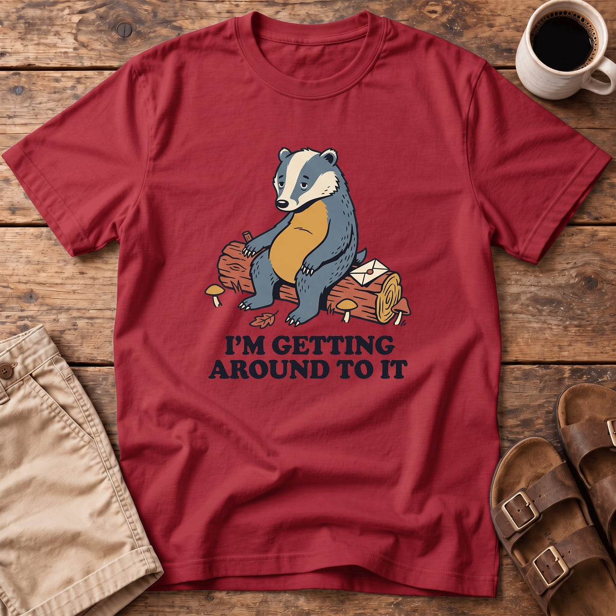Badger Getting Around T-Shirt