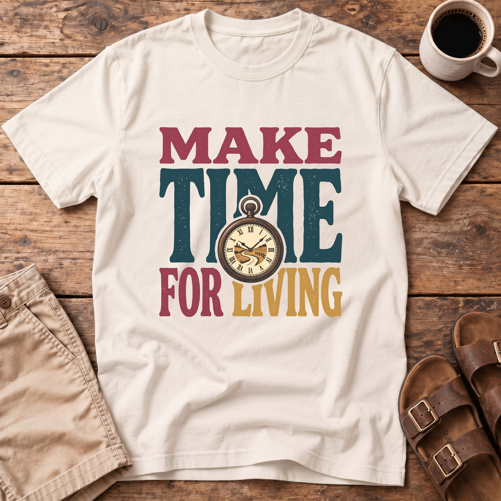 Make Time For Living T-Shirt